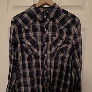 Salt Valley Western button up Shirt Large